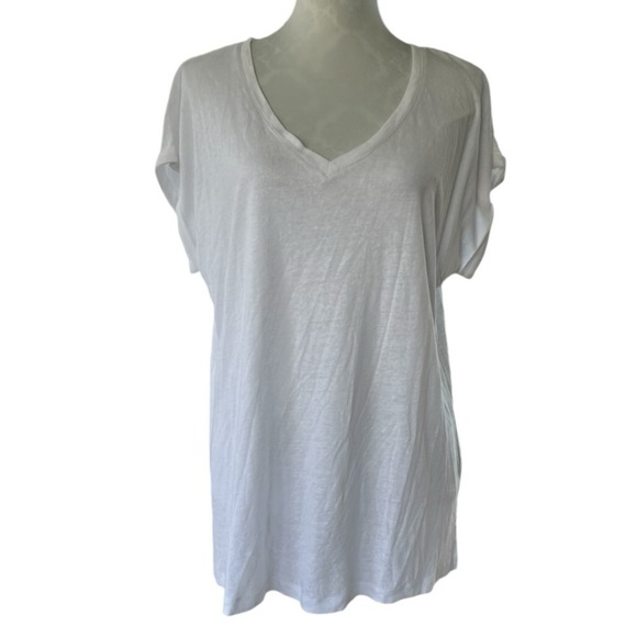 NIC+ZOE Tops - NZT Short Sleeve V-neck Linen Tee